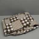Eddie Bauer - Twin Quilt Set, Reversible Bedding with Matching Sham, Medium-Weight for Year Round Use, Dorm Essentials (Gingham Patchwork Brown)