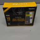Faith [3-Pack] 15A GFCI Outlets, Tamper-Resistant, ETL Listed, GFI Duplex Receptacles with LED Indicator, Self-Test Ground Fault Circuit Interrupter, White, 3 Piece