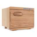 Towel Warmer Cabinet, 8L Hot Spa Small Towel Warmer Heating Use for Facial Spa, Hair Beauty, Salon Equipment and Home - Wood-like