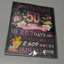 50th Birthday Card for Women,Jumbo Pop Up 50th Birthday Cards for Her Friend,Back In 1976 Happy 50 Year Old Birthday Decorations for Wife Daughter Mom Funny Birthday Gifts,Rose Gold