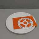 TALOYA Flush Mount 12 Inch Ceiling Light (Milk White Shell), 20W Surface Mount LED Light Fixture for Bedroom Kitchen,5 Color Temperatures in One,0.94 Inch Thickness Round