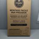 Regalo Safety 29-38.5" Baby Gate for Doorways & Bottom of Stairs, Pressure Mounted Baby Gate with Door for Babies, Toddlers & Pets, Tested & Safe for 30 Years, American Designed, American Owned, White