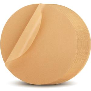 200Pcs 8-Inch Round Baking Parchment Paper - Parchment sheets Made for Delicious Baking Results, Perfectly Fits Standard Pans, Non-Stick, Waterproof, and Tear-Resistant