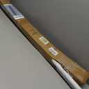 White Tension Curtain Rod 51-145In, Extra Long Adjustable Tension Rod No Drilling for Window or Bathroom,Outdoor Curtain Rod for Patio, Easy to Install, Never Rust, Rod Diameter 1.26 Inches-White