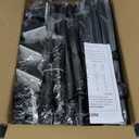 Abiglifty Room Divider Curtain Rods No Drilling, Adjustable 4-10Ft(H) Wall Divider for Room Separation, Temporary Privacy Tension Curtain Rods, Freestanding Space Room Separator, Black