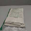 H.VERSAILTEX Linen Tie Up Curtains Thermal Insulated Waterproof Balloon Roman Shade Light Filtering Adjustable Bathroom Rod Pocket Panel for Small Window,42in Wide by 63in Long, Heather Taupe