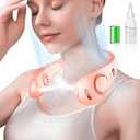 OVIFM Hanging Neck Fan-Misting Fan Portable Folding Cooling Fan for Your Neck,Mini Headphone Personal Folding Hanging Neck Fan,Cordless Bladeless Battery Cooling Neck Cooler Device,Birthday