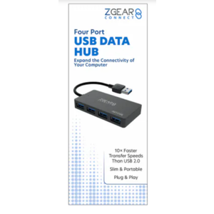 ZGEAR 4 PORT USB DATA HUB