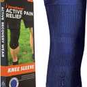 Incrediwear Knee Sleeve  Knee Braces for Knee Pain, Joint Pain Relief, Swelling, Inflammation Relief, and Circulation, Knee Support for Women and Men (X-Large, Navy)