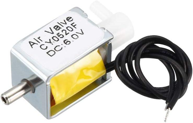 uxcell Miniature Solenoid Valve 2 Positions 3 Ways DC6V 0.38A Air Solenoid Valve, 2pcs