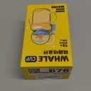 Whale Fountain Tumbler, Whale Fountain Tumbler with Removable Silicone Straw Perfect, Straw Cap Dustproff & Storeable, Leak-Proof Screw-On Lid (Grass green-B)