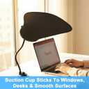 Cubicle Shade & Desk Shade Adjustable Cubicle Light Shield to Block Overhead Light & Glare Portable Office with Suction Cup Clamp for Laptop, Monitor or Outdoor Use