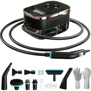 Steam Cleaner for Home, Powerful Steamer for Cleaning, 4Bar Pressure & 15S Instant Heat, Multipurpose Cleaning Steamer with Replacement Heads for Home, Dirt, Grease, Grout, Tile,Floor, Car Detailing