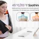 4D Shiatsu Neck and Shoulder Massager with Heat, Deep Tissue Back and Neck Massager for Pain Relief, Eco-Friendly Portable Massage Pillow for Home Office Car, Relaxing Gift for Men and Women