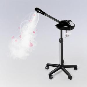 Facial Steamer, Face Steamer on on Wheels with More Steam, Adjustable Height for Face Steamer Suitable for Personal Home and Professional Personal Care PlacesMoisturizing and Hydrating (Larger Tary)
