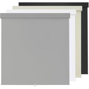 100% Blackout Roller Shades Cordless Blinds for Indoor Windows,Free-Stop Window Shades Pull Down,Thermal Insulated Fabric UV Protection,Blackout Window Guard Blinds for Home,Office,Grey,35" W x 72" H
