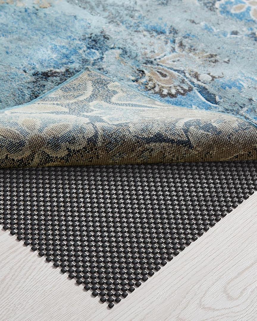 Veken 5x7 Ft Rug Pad Gripper for Hardwood Floors, Non Slip Black Rug Pads for Area Rugs, Thick Rug Grippers for Tile Floors, Under Carpet Anti Skid Mat, Keep Your Rugs Safe and in Place