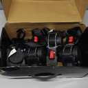 Retractable Ratchet Straps1In x 13Ft - Heavy Duty Auto Slow Retraction Tie Down Straps - 1,800lb Break Strength Self Retracting for Truck, Cargo Trailer, Motorcycle, ATV, UTV - Black, 4Pack