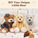 MorisMos Teddy Bears Bulk, 38Pcs 14" Stuffed Bear Plush for Baby Shower