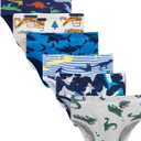 Boboking 100% Cotton Little Boys Briefs Soft Dinosaur Truck Toddler Underwear 12Y