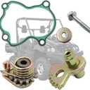 FZJDSD 23320-004-000 Gearshift Fan Gear Set Driven 23330-004-0000 Compatible with Massimo MSU 500 700 Hisun UTV Coleman Bighorn Challenger Axis 500 700