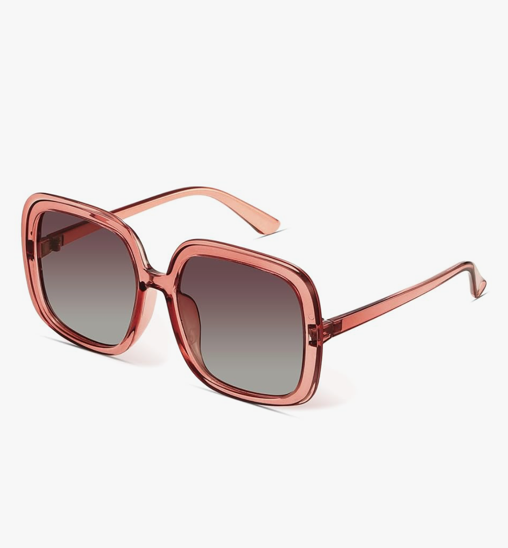 miyya Oversized Polarized Sunglasses Women, Trendy Retro Sun Glasses for Women 2025, Oversized Shades