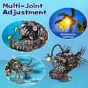 XITALAXU Mechanical Fish Building Sets,Ocean Animal Collection Toy,Adults Home or Office Decor,STEM Building Gift for Teens Boys and Girls 8-14 (1038PCS)