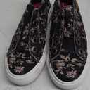 Blowfish Malibu Play-K Girls Shoes Size 11 Casual Black Retro Rose Floral Sneakers