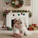 15 PCS Christmas Tree Ornaments Velvet Balls, 3.15 Inch Large Velvet Christmas Tree Ball Ornaments Set Star, Shatterproof Plastic Hanging Bulb for Xmas Tree Decorations - Multicolor Green Brown Beige