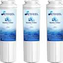 UKF8001 Water Filter Replacement for Kitchenaid, Whirlpool EDR4RXD1, Fiter 4, Fit Kitchen aid Refrigerator Krfc300ess01 wrx735sdhz00 wrx735sdhz01 UKF8001AXX-200, HDX FMM-2, 3 Filter SETFEEL