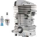 munirater 49MM Cylinder Piston Kit with Spark Plug Replacement for MS390 MS290 MS310 029 039 Chainsaw 11270201213 1127 020 1216