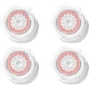 Clarisonic Radiance Facial Cleansing Brush Head Replacement Compatible with Mia 1, Mia 2, Mia Fit, Alpha Fit, Smart Profile Uplift and Alpha Fit X, 4 Count