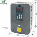 Variable Frequency Drive VFD Vector Single to 3 Phase Converter, for Motor Speed Control,220VAC Input/Output (GT Series 11KW-15HP Model)