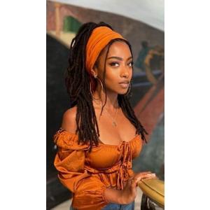 Human Hair Loc Extensions Human Hair 16 Inches Dreadlock Extensions 0.4cm Loc Extension Human Hair 10Str Human Hair Locs For Women/Men/Kids (16 Inch, Natural Black)