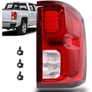 LED Tail Light Compatible with Chevy Silverado 1500 2016 2017 2018 Rear Taillight Assembly Brake Lamp Right Passenger Side Replace 84288719 GM2801294