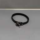 Black Leather Dog Collar for Small,Medium, Large Dog, (Medium: Wide :0.75'' for Dog's Neck: 10''~14'', Black)