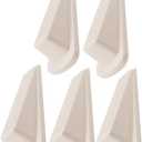 Door stoppers,Door Stop, 5pcs Door Stop Tools for Decorating Tools White Silicone Door Stopper Safety Door Stopper Wedge Door Wedge Stopper for Floor Door Stoppers Floor Buffer, 12 Pack