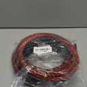 Flexible Quarter Round Molding Bendable Molding Trim 0.6 Inch(W) x 20 Feet(L) Self Adhesive Vinyl Wall Base Peel and Stick Rubber Edge Trim for Floor,Tub,Around Curved Stairs (Black)