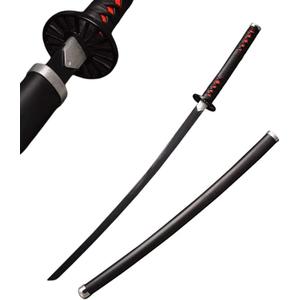 Sword Valley Demon Series Anime Sword - Slayers Katana40.9" LengthAnime Original Texture Carbon Steel Blade Carving SymbolNon-Slip Gripfor Cosplay & Display