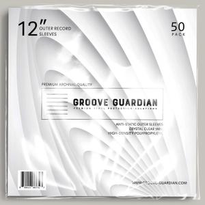 GROOVE GUARDIAN Premium Ultra-Clear 12" Outer Vinyl Record Sleeves (100)