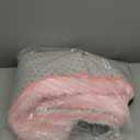 Ophanie 3x5 Pink Rug, Bedside Preppy Dorm Area Rug, College Essentials Non Slip Small Carpets for Bedroom, Anti Slip Fluffy Living Room Rugs Home Decor Aesthetic, Nursery