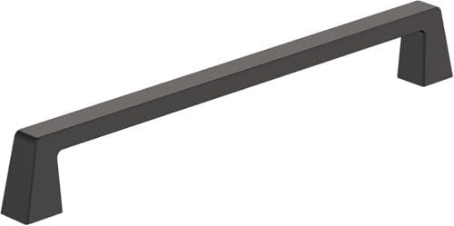 Amerock BP55282BBR | Black Bronze Cabinet Pull | 8 in (203 mm) Center-to-Center Cabinet Handle | Blackrock | Drawer Pull | Kitchen Cabinet Handle | Furniture Hardware 1 prs
