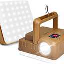 2 in 1 Camping Lantern Flashlights, DIBMS 2-Pack of 2 LED USB Rechargeable Hanging Power Bank Waterproof Light for Camping Hurricanes Emergency Power Outages Indoor Outdoor
