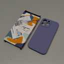 LOVE 3000 Designed for iPhone 15 Pro Max Case, Premium Silicone with [Soft Anti-Scratch Microfiber Lining] Shockproof Protective Phone Case for Men Women Girls 6.7", Lavender Grey