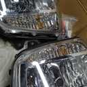 Chrome Headlights Fits Kenworth T880 2014-2023 Headlights Assembly Lamps for Kenworth T880 Replacement Driver Left and Passenger Right Side T880 Semi Truck Accessories (Pair)