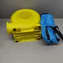 White Bounce House, House with Blower, Inflatable Bouncer, Children's Toy, Sewn Extra Thick Material for Durability