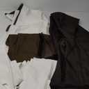 Adult Tunic Costume Cloak for Jedi Outfit Men Knight Hooded Robe Cape Pants Full Set Suit Halloween Cosplay Uniform (3X-Large)