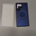 IYTRRYH for Samsung Galaxy S22 Ultra Case with 360°Rotatable Invisible Magnetic Stand Ring[Compatible with MagSafe] [1*Screen Protector] for S22 Ultra Phone Case Military-Grade Shockproof Slim Blue