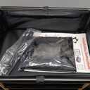 Rear Cargo Rack for E-Bikes Universal Bicycle Rack with Cargo Net, Rain Cover, and Tool-Free Mounting