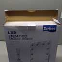 Vanity Mirror with Lights, Hollywood Lighted Makeup Mirror with 3 Color Lighting Modes and 12 Dimmable Bulbs, Detachable 5X Magnification, Smart Touch Control, 360 Rotation, White